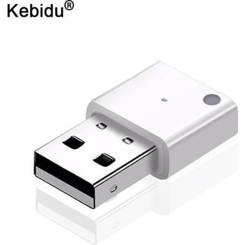 Kebidu Mini Bluetooth 5.0 Audio Car Receiver USB Dongle Adapter Wireless Portable Speakers Music Receptor For Multmedia Sound