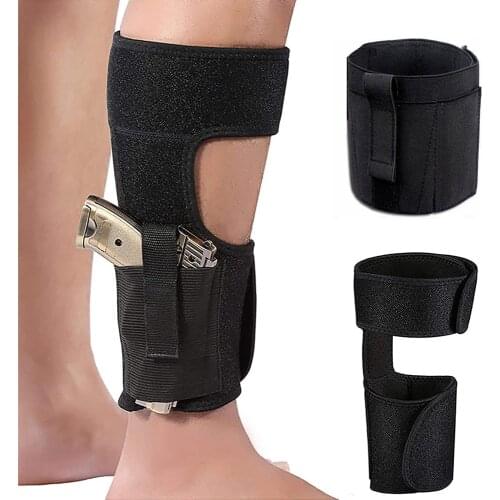 Tactical Molle Drop Leg Holster Universal Handgun Holster Hook&Loop Strap Concealed Pistol Holder Elastic Secure Ankle Leg Pouch