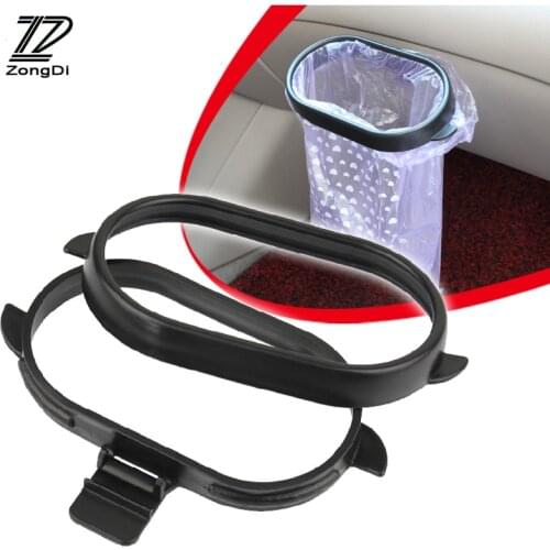 ZD Car Rubbish Bin Trash Bag Rack For Peugeot 307 206 407 Citroen C4 C5 Honda Civic Accord CRV Lada Vesta Granta Priora Kalina
