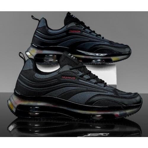 Male Sneakers Casual Air Cushion Jogging Sport Shoes 2021 Autumn Comfort Running Trainers Platform Shoes for Men Tenis Masculino