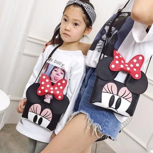 New Disney Fashion Cute girls Cartoon Mickey Mouse Bag Womens Minnie Shoppingbags Handbag