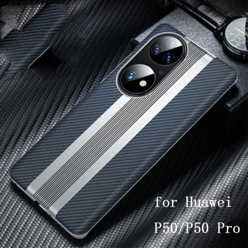 New Microfiber kevlar Case Cover for Huawei P50/P50 Pro Ultra-thin Back Phone Shell Cover for Huawi P50PRO Skin Screen Protector