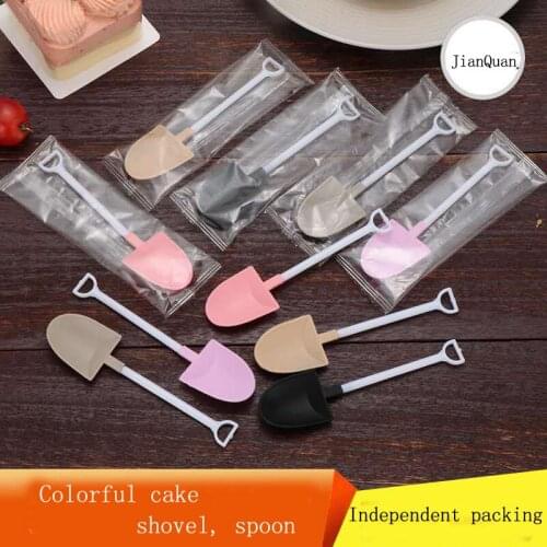 Disposable plastic scoop ice cream scoop pudding ice cream scoop scoop scoop scoop scoop cake scoop individual packaging