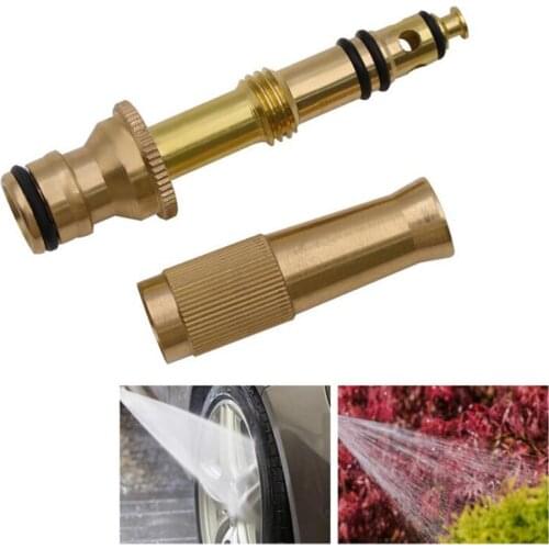 Adjustable twist hose nozzle high pressure spray gun head car wash accessories multifunctional can be used for garden watering