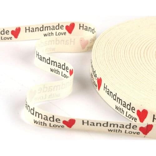 Width 2cm Handmade Garment DIY Sewing Handicrafts Custom Size Color Manufacturer Garment Printing Label Garment Factory Price