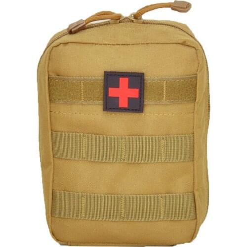 Survival Pouch Outdoor Bag Medical Military EDC Pouch Tactical First Aid Bag Molle Emergency Camping Survival Medical Kit Bag