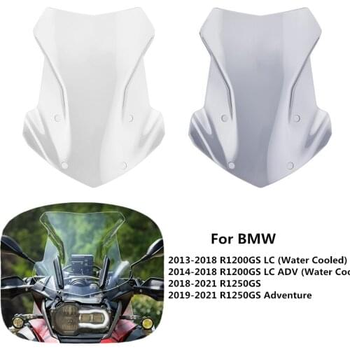 Motorcycle WindScreen Windshield Fits For BMW R1200GS LC R 1200GS ADV 2013-2018 R1250GS Adventure 2019-2021 Accessories
