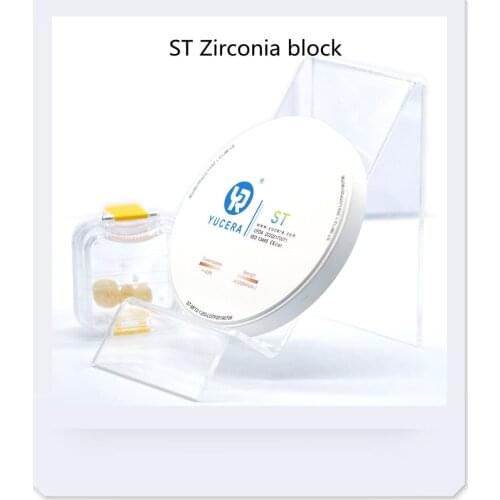 High strength 98 ST dental zirconia blocks porcelain false teeth for dental lab for CAD/CAM in ST zirconia block