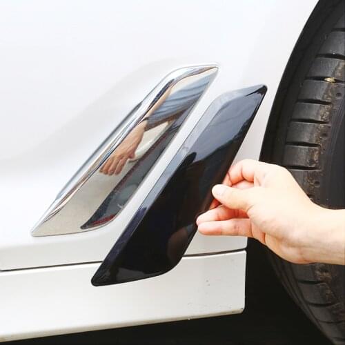 2PCS Car Carbon Fiber Style Side Wing Air Flow Fender Grill Outlet Intake Vent Trim For BMW 5 Series G30 2018