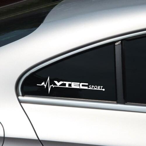 2Pcs Car Personality Sport Emblem Window Door Decals Stickers