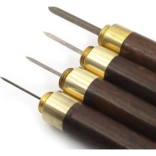 3mm/4mm/5mm/6mm Leather Perforation Cone With Cover DIY Leather Tools For Leather Hole Punches Stitching DIY Leathercraft Tools