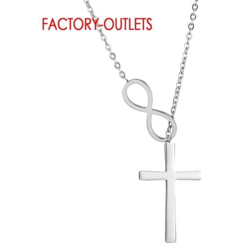 Authentic 925 Sterling Silver Cross Pendant Necklace For Women 3 Colors Option Luxury Christmas Gift Bijoux