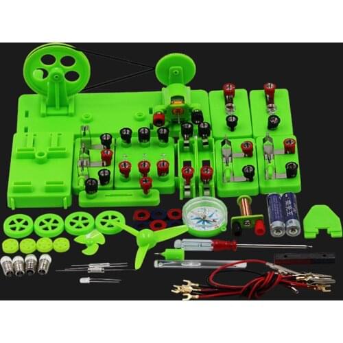 Student Physics Lab Electricity Circuit Magnetism Experiment Kit Learning Supply