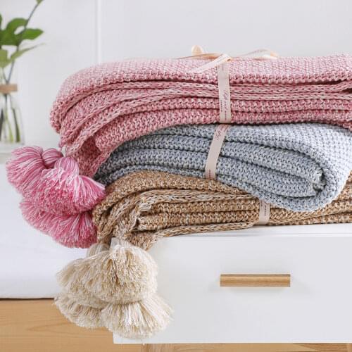 Baby blanket Infant Knitted Blanket Kids Thin Quilt Stroller Sleep Cover Air Conditioning Blanket Sofa Blanket Nap Blanket