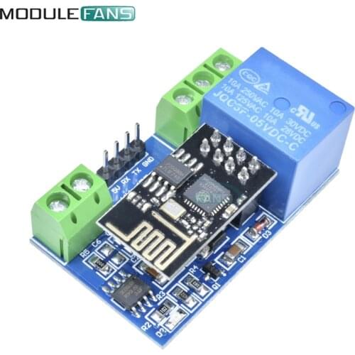 ESP8266 ESP-01 Network Wireless WIFI Relay Adapter Module Internet Of Things IOT APP Controller Adapter Board 5V 10A DC 250V