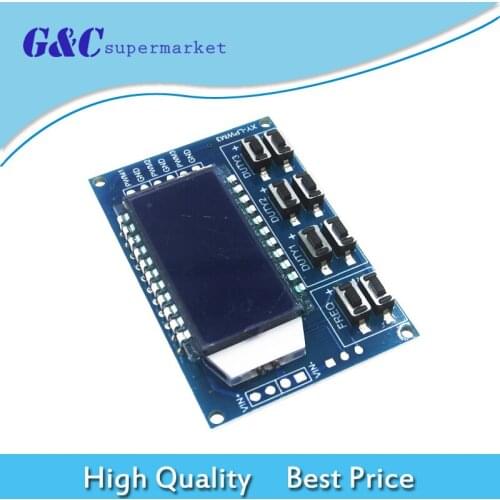 Signal Generator PWM Pulse Frequency Duty Cycle Adjustable Module 3-way LCD Display 1Hz-150Khz 3.3V-30V PWM Board Module