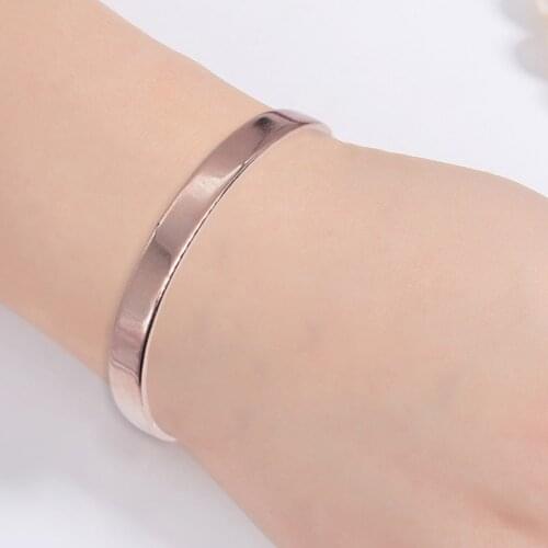 Newly Magnetic Pure Copper Bracelet Therapy Arthritis Healing Magnets Men Women Cuff