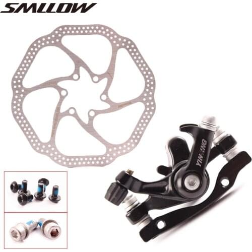 Mountain Bike Road Bike Bicycle Aluminum Alloy Mechanical Disc Brake Set Front & Rear Include 160mm Centerline Rotor