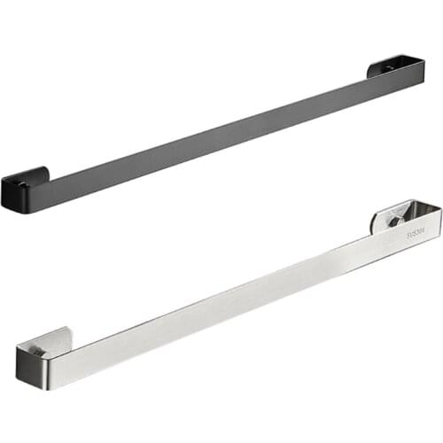 Stainless Steel Wall Mounted Toilet Towel Rack Holder Bath Towel Bar Hanger Shelf Organizer Bathroom Accessories