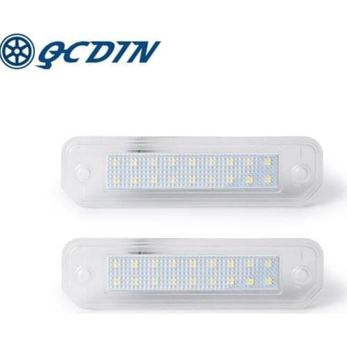 QCDIN 1Pair For Honda Civic Del Sol Trunk White 12V Car Signal Lamp Automotive Exterior Parts Accessories