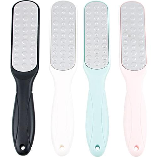 Stainless Steel Foot File Manual Double Sides Dead Skin Remover Portable Rasp Heel Pedicure Callus Grater Foot Care Tool
