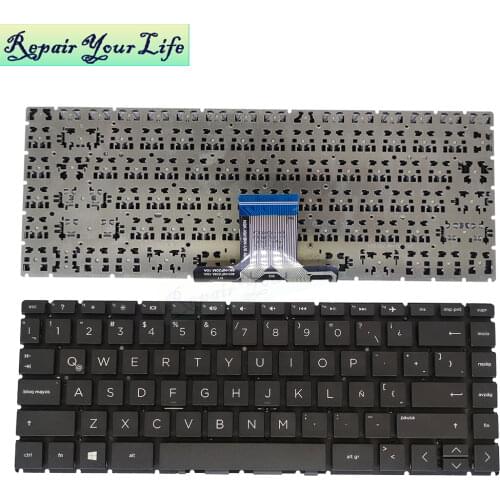 Replacement keyboard for HP Pavilion 14 CE 14-CC 14-CB LA Latin Enter golden keyboards SG 93270 X9A original new laptop parts