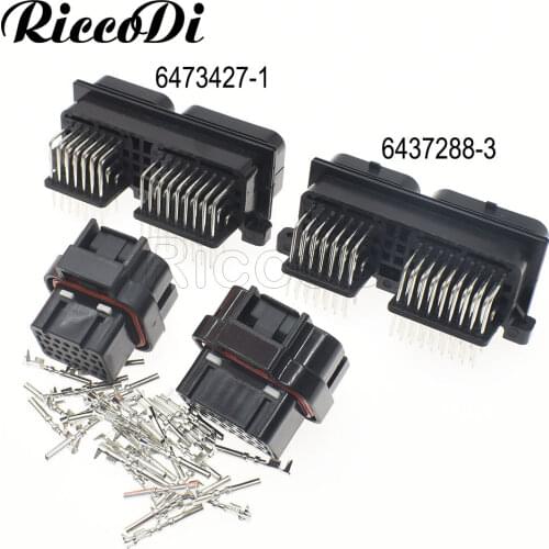 1Set 6437288-5 TE UPER SEAL 1.0mm 60P 26P 34P Male Female Connector PCB Wire-to-board Electric Oil Gas 60 pos ECU 6437288-3