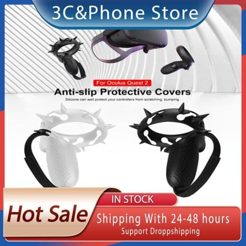 Touch Controller Grip Cover Protector For Oculus Quest 2 Anti-Throw Handle Protective Sleeve Silicone VR Protective Cover 2021