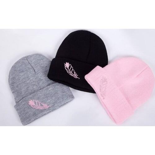 Winter Unisex Female Beanies Women Fashion Knitted Cap Solid Color Autumn Hat Thick Warm Casual Bonnet Soft Ladies Knitted Hat