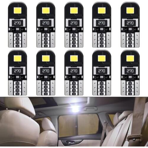 10X T10 W5W LED 168 192 Bulb Car Interior Light For Toyota Corolla Avensis Yaris Rav4 Auris Hilux Prius Camry Celica C-HR Ipsum