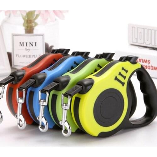3M/5M Retractable Dog Leash Automatic Flexible Dog Leash Dogs Cat Traction Rope Leashes For Small Medium Dogs Pet Products