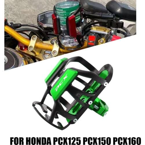For Honda PCX 125 PCX 150 PCX 160 PCX125 150 160 Motorcycle Modification Aluminum Alloy Water Bottle Drink Cup Holder
