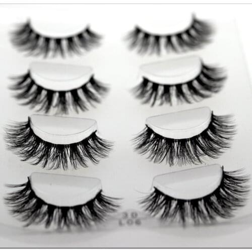 HBZGTLAD Sexy 100% Handmade 3D mink hair Beauty Thick Long False Mink Eyelashes Fake Eye Lashes Eyelash High Quality 06