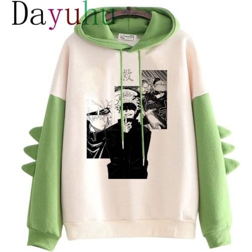 Jujutsu Kaisen Gojo Satoru Yuji Itadori Hoodies Men Hip Hop Harajuku Streetwear Toge Unisex Hoody Y2k Aesthetic Ulzzang Manga
