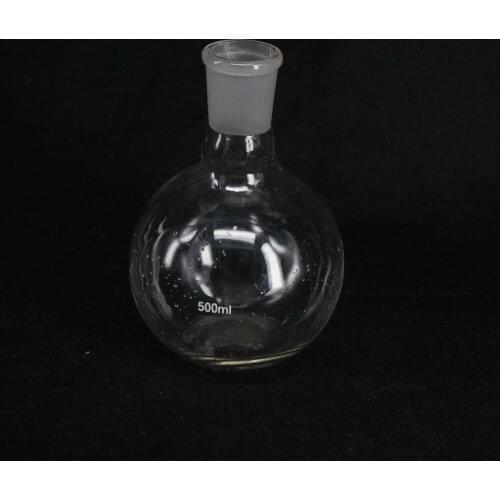 500ml 29/32 Joint One Mouth Short Neck Flat Bottom Flask Boiling Lab Glassware