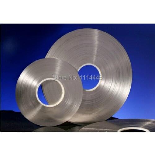 0.5kg 0.1mm 0.15mm 0.2mm Option High Pure 99.96% Nickel Strap Strip Sheets for 18650 power battery pack spot welding