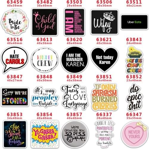 Custom credit card logo Cute Accessories for Bows Flatback Planar Resin DIY Craft Supplies Handcraft Decor Materials PR63459