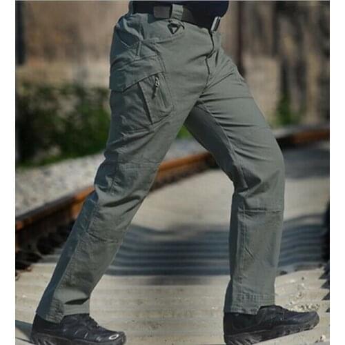 Mens Military Urban Tactical Combat Trousers Casual Cargo Pants Hiking Outdoor