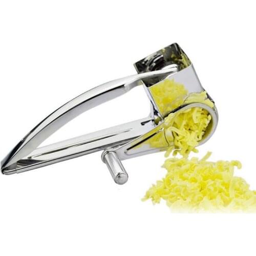 2020 New Multifunctional Hand-cranked Vegetable Cutter Stainless Steel Cheese Planer Hand-cranked Rotary Cheese Planer