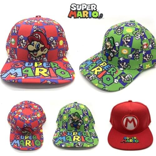 New Super Odyssey Cosplay Props Baseball Hat Luigi Bros Cosplay Cap Game Super Mario Hat Adult Kids Peaked Cap Shading Fashion