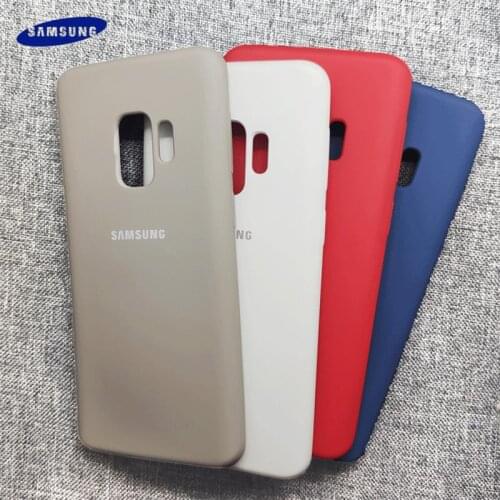 Original Samsung Galaxy S9 S10 Liquid Silicone Case Silky Soft-Touch Shell Cover For Galaxy Note8 9 20 S20 S21 Mobile phone case