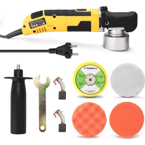 220 V~240V 680W 6 Level Speed Adjustable Electric Lock-off Dual-Action Switch Car Polishing Machine Shock Polisher