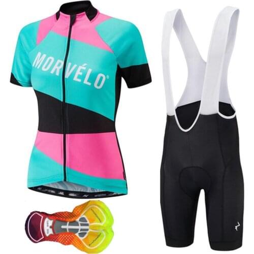 Ropa ciclismo Morvelo 2019 Team Cycling Jersey Short Sleeve Woman Summer MTB Road Bike Clothing Breathable Cozy Bicycle Clothes