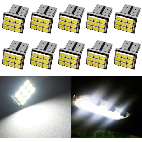 Car T10 W5W 194 168 Car Led Light Turn Signal Dome Lamp Auto Mobile Marker Bulb Interior Lamps Backup Clearance Lighting DC 12V