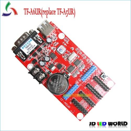 TF-A6UR(TF-A5UR) single and dual color led message sign controller card