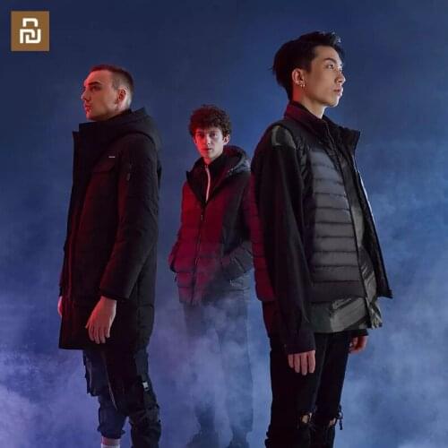 Youpin 90fen intelligent temperature control heating cotton feather jacket down jacket water repellent 40w fast charge mode