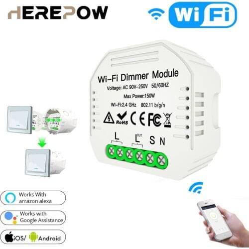 Herepow DIY Smart Mini-Circuit Breaker, supports Wi-Fi and app control, works with Alexa Google Home Smart Home