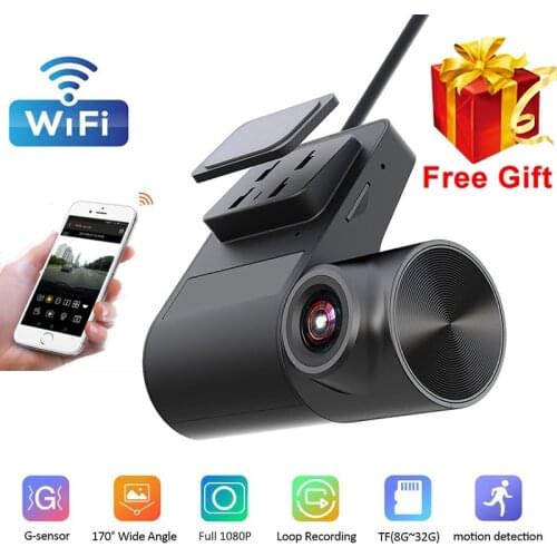 1080P Dash Cam WIFI Car DVR Dash Camera G Sensor Android DVR Car Recorder Dashcam Night Version Loop Recording Video Recorder