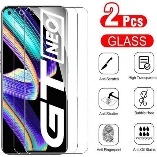 2Pcs full coverage tempered glass for oppo realme gt neo protective glass for oppo realme 8 pro safety screen protect film