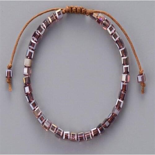 8mm Red Crystal Gemstone Mala Bracelet 7.5 inches Energy Pray Bead Stretchy Yoga Handmade Wrist Healing Spirituality Bless